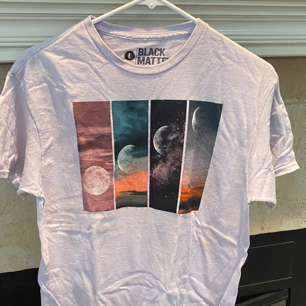 Black Matter Men's Celestial Graphic Tee - Purple